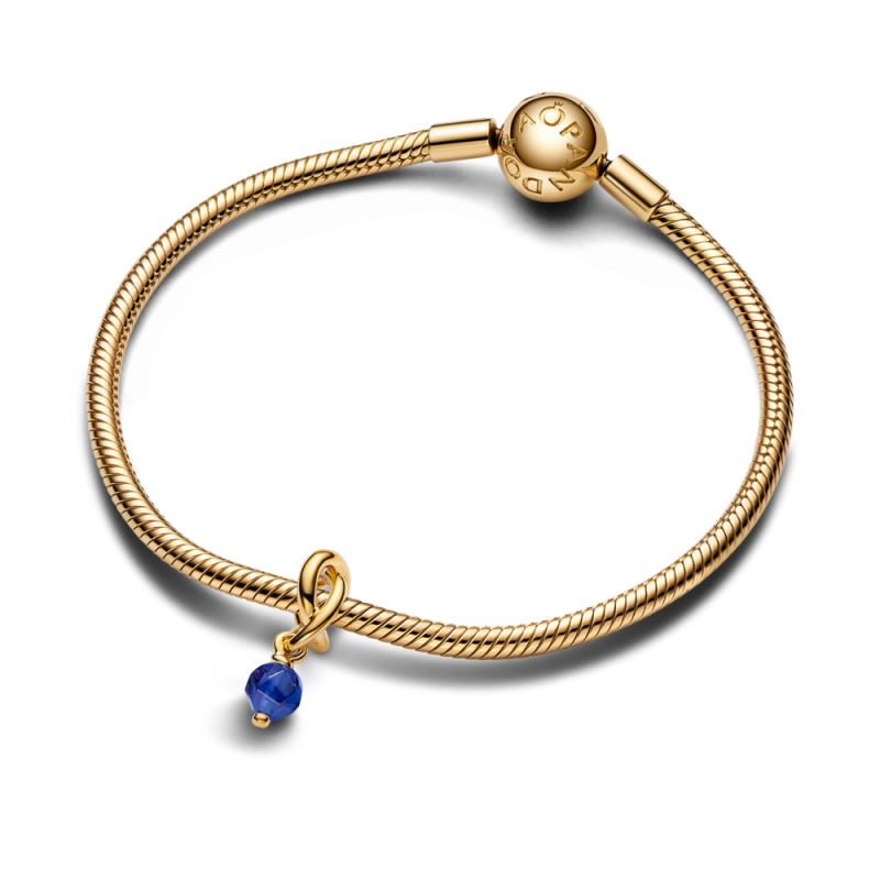 Charms Pandora Symbol Wieczności Ciemnoniebieski - JubilerSezam.pl