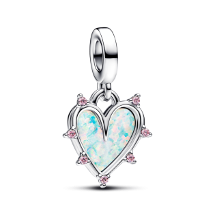 Podwójny charms-zawieszka Pandora Opalizująca przyjaźń 793434C01