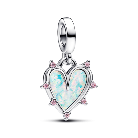 Podwójny charms-zawieszka Pandora Opalizująca przyjaźń 793434C01