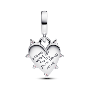 Podwójny charms-zawieszka Pandora Opalizująca przyjaźń 793434C01