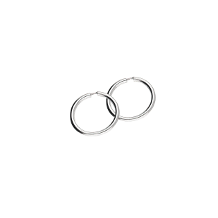 Kolczyki srebrne kółka szarniry 8 mm NI KSZ-8mm-1,0 próba 925