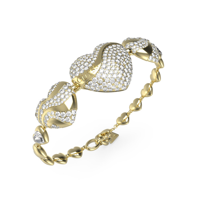 Złota bransoletka damska Guess JUBB04488JWYG - JubilerSezam.pl