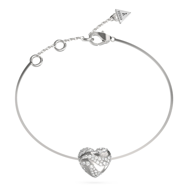 Bransoletka Guess JUBB04502JWRH Srebrna Stal - JubilerSezam.pl