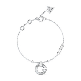 Bransoletka Guess srebrna stal szlachetna JUBB04519JWRH - JubilerSezam.pl