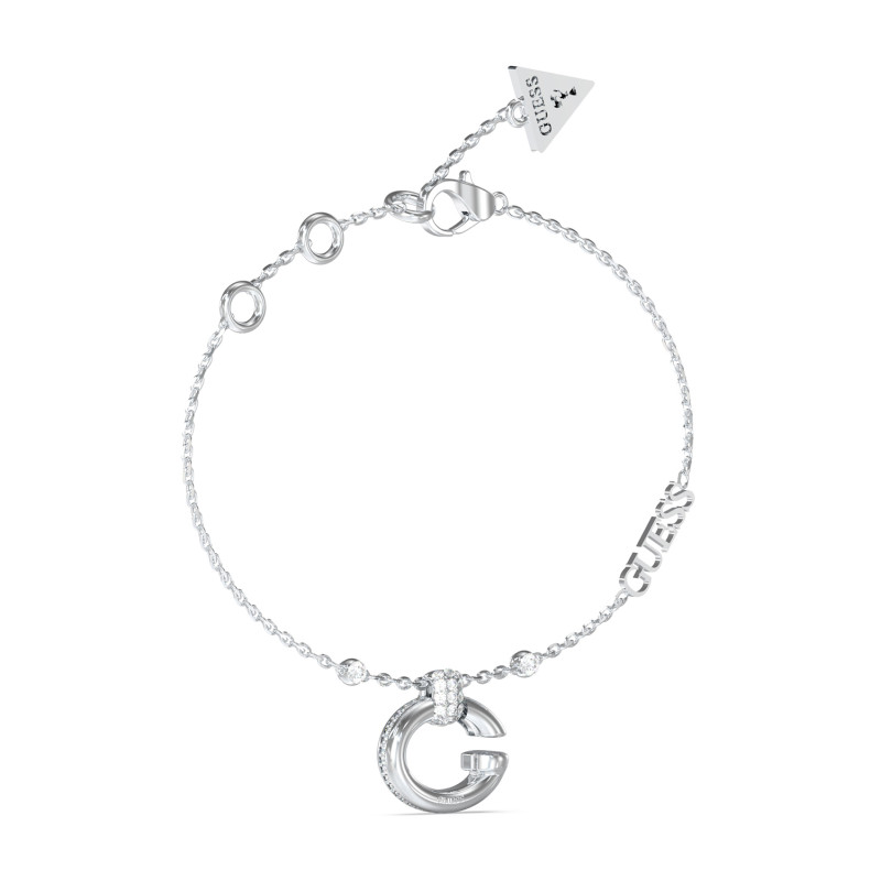 Bransoletka Guess srebrna stal szlachetna JUBB04519JWRH - JubilerSezam.pl