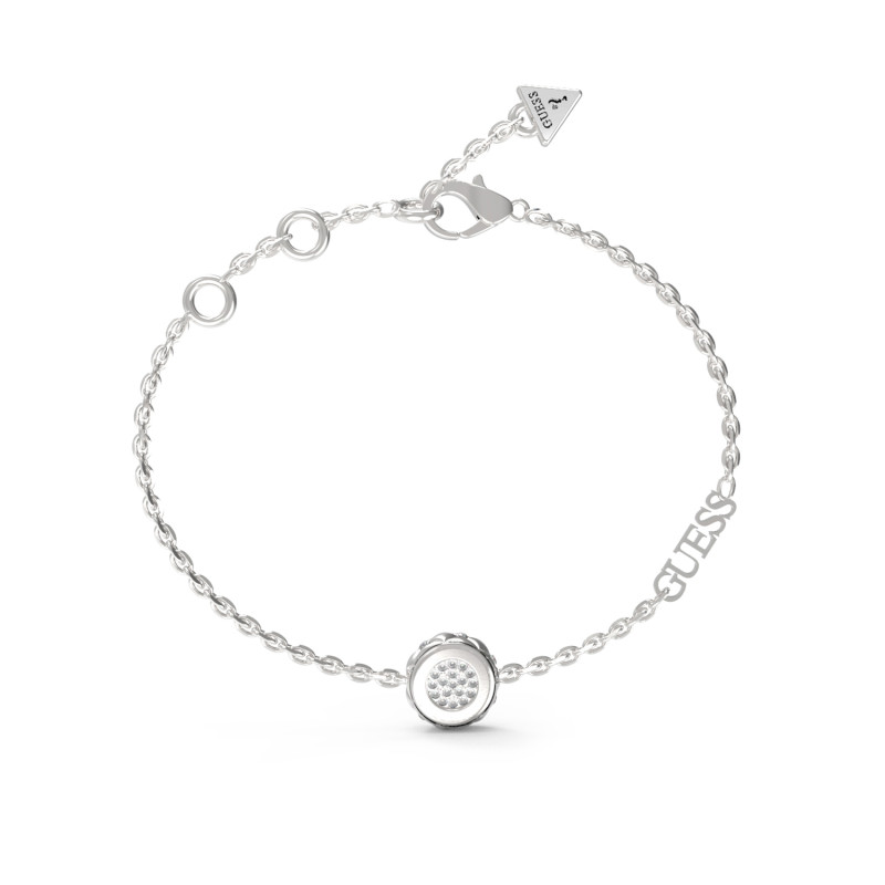 Bransoletka Guess srebrna stal szlachetna JUBB04594JWRH - JubilerSezam.pl