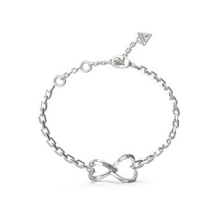 Bransoletka Guess srebrna stal szlachetna JUBB04618JWRH - JubilerSezam.pl