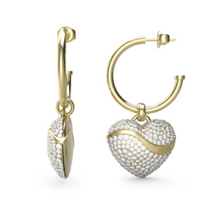 Złote Kolczyki Guess Wiszące JUBE04495JWYG - JubilerSezam.pl