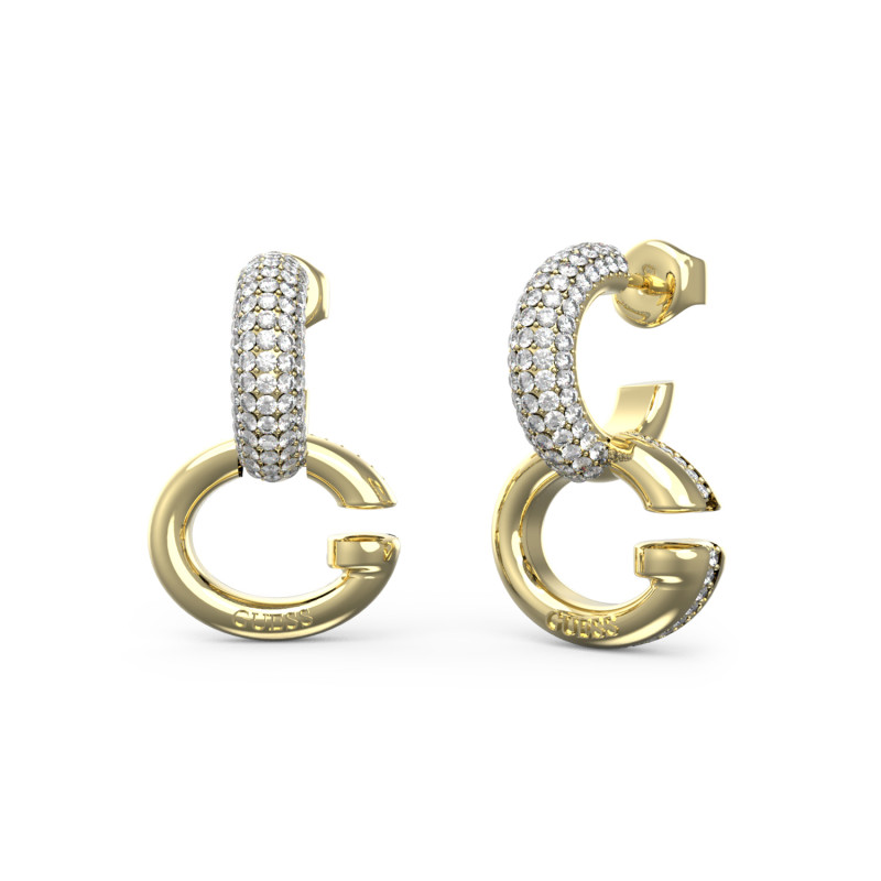 Złote Kolczyki Guess Długie Sztyfty JUBE04521JWYG - JubilerSezam.pl