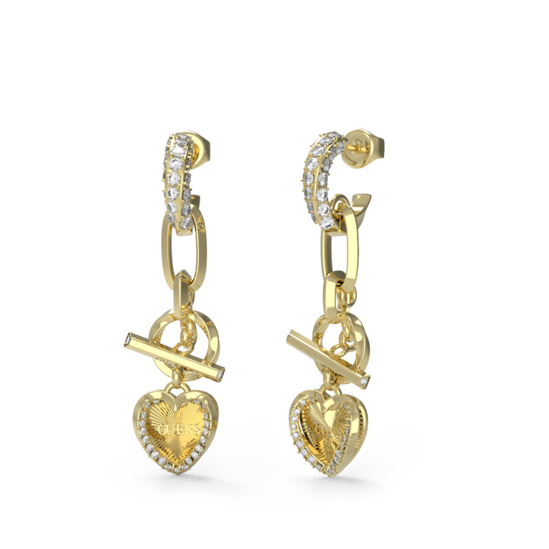 Złote Kolczyki Wiszące Guess JUBE04600JWYG - JubilerSezam.pl