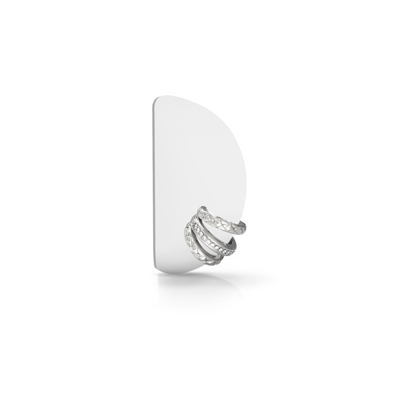 Kolczyk Guess Ear Cuff Srebrny JUBE04588JWRH - JubilerSezam.pl