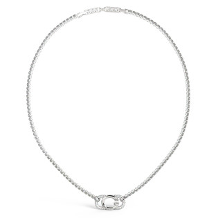 Damski naszyjnik Guess srebrny JUBE04506JWRH - JubilerSezam.pl