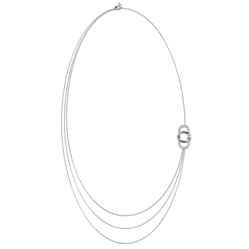 Damski naszyjnik Guess JUBE04514JWRH ze stali - JubilerSezam.pl