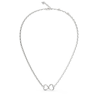 Srebrny naszyjnik damski Guess JUBN04616JWRH - JubilerSezam.pl