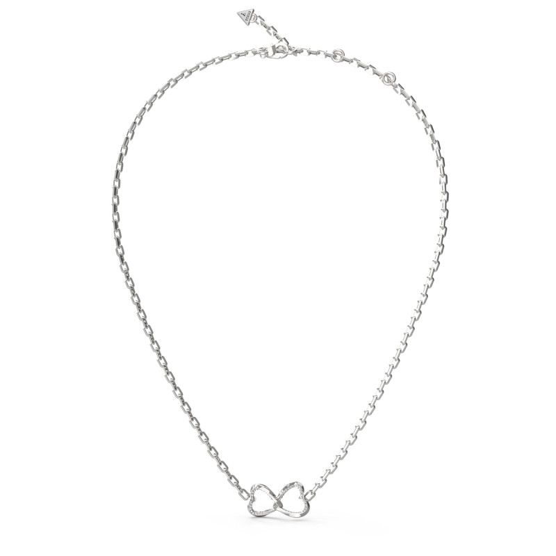 Srebrny naszyjnik damski Guess JUBN04616JWRH - JubilerSezam.pl