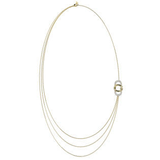 Złoty Naszyjnik Guess JUBE04514JWYG Stal Szlachetna - JubilerSezam.pl