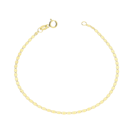 Bransoleta złota splot blaszki OS RPMP-K D200 030 próba 585