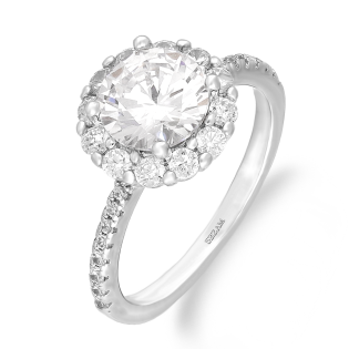 Srebrny Pierścionek z Cyrkoniami pr. 925 - JubilerSezam.pl