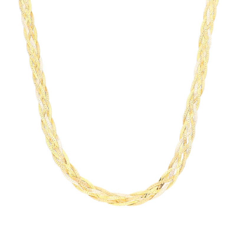 Łańcuszek srebrny splot taśma BC 1601-040 5R 3COL SRZ próba 925