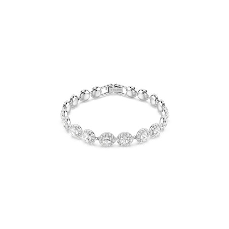Bransoletka Swarovski Una Biała z Kryształami - JubilerSezam.pl