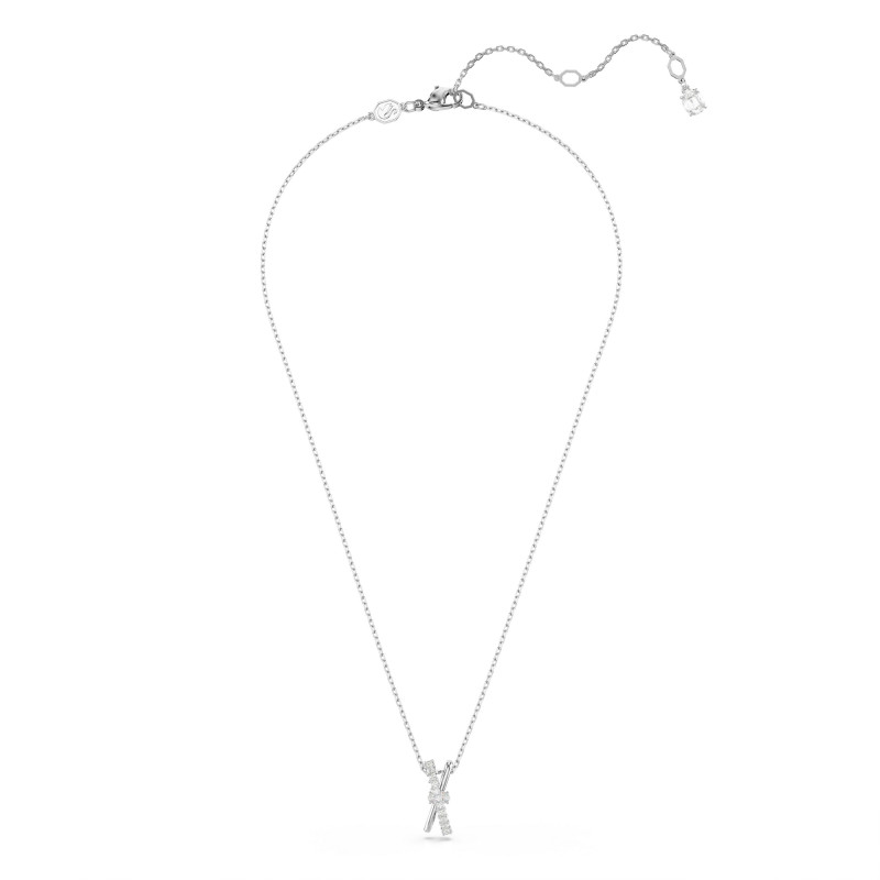 Wisiorek Swarovski Hyperbola Biały z Rodu - JubilerSezam.pl