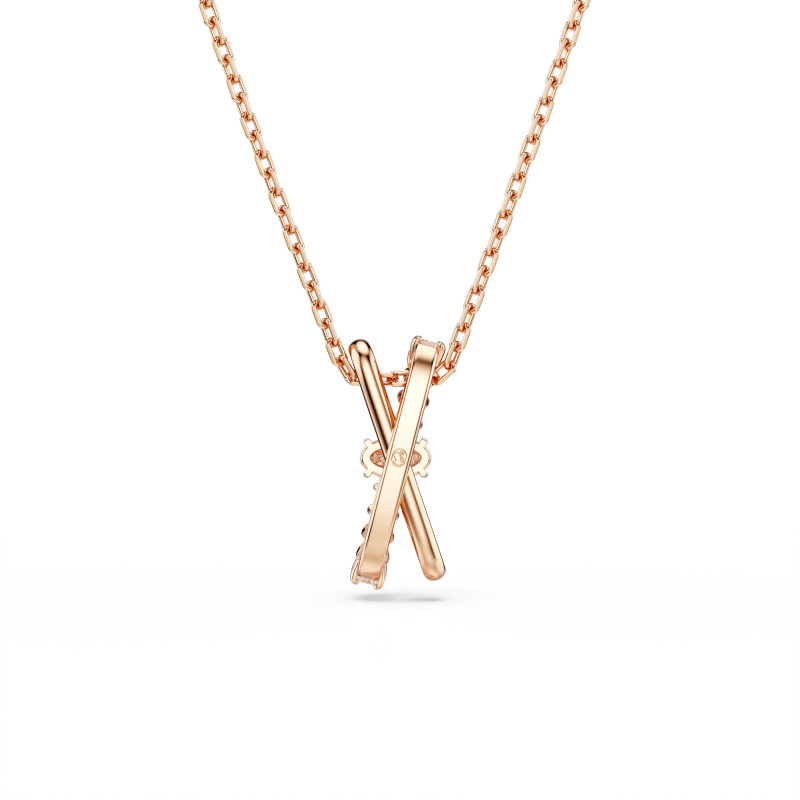 Wisiorek Swarovski Hyperbola Różowe Złoto - JubilerSezam.pl