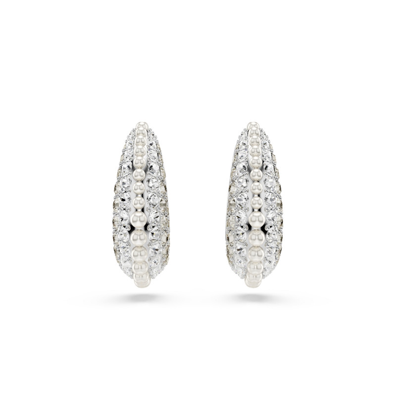 Długie Kolczyki Swarovski Sublima Perły Kryształowe - JubilerSezam.pl