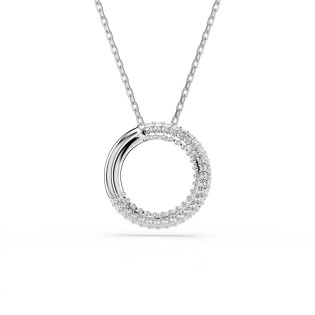 Wisiorek Swarovski Dextera Biały z Kryształami - JubilerSezam.pl