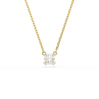 Wisiorek Swarovski Stilla Biały, Złota Powłoka - JubilerSezam.pl