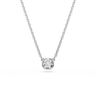 Wisiorek Swarovski Imber Biały z Powłoką z Rodu - JubilerSezam.pl