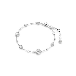 Bransoletka Swarovski Imber Biała z Kryształami - JubilerSezam.pl