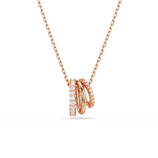 Wisiorek Swarovski Hyperbola Różowe Złoto - JubilerSezam.pl