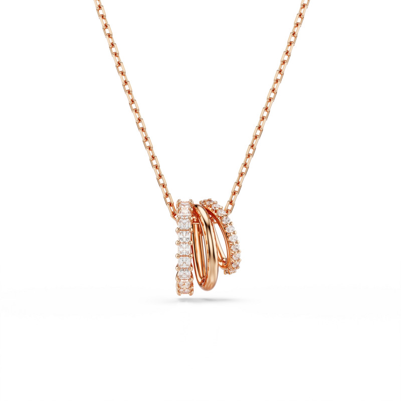 Wisiorek Swarovski Hyperbola Różowe Złoto - JubilerSezam.pl