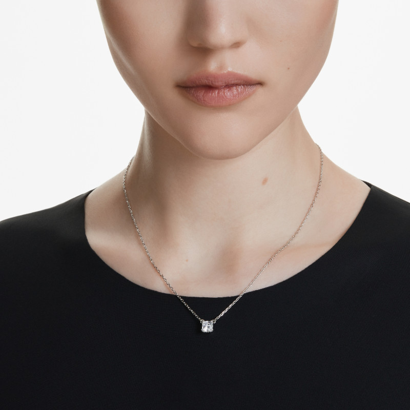 Wisiorek Swarovski Stilla Biały z Kryształem - JubilerSezam.pl