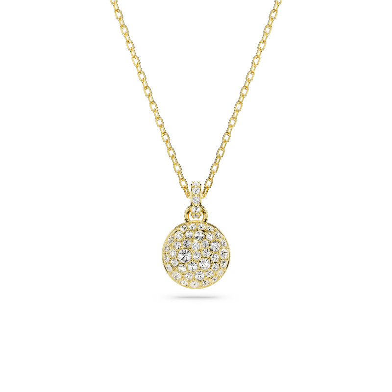 Naszyjnik Swarovski Sublima Biały, Powłoka w odcieniu złota