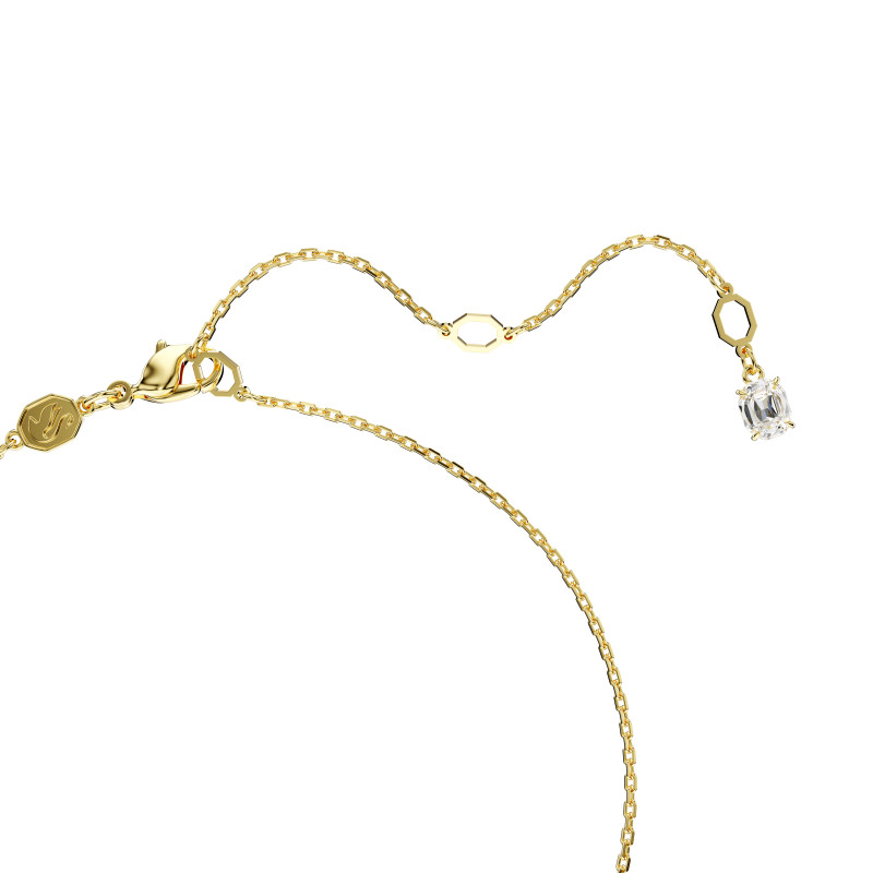 Naszyjnik Swarovski Imber Szlif okrągły, Biały, Powłoka w odcieniu złota