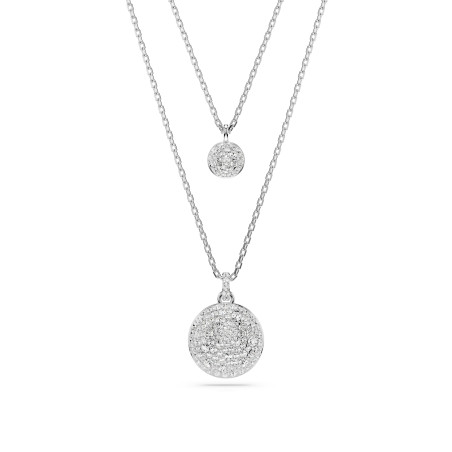 Wisiorek warstwowy Swarovski Sublima Biały, Powłoka z rodu