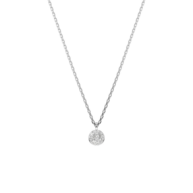 Naszyjnik warstwowy Swarovski Sublima Biały, Powłoka z rodu