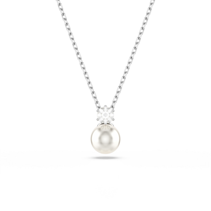 Wisiorek Swarovski Matrix z Kryształową Perłą - JubilerSezam.pl