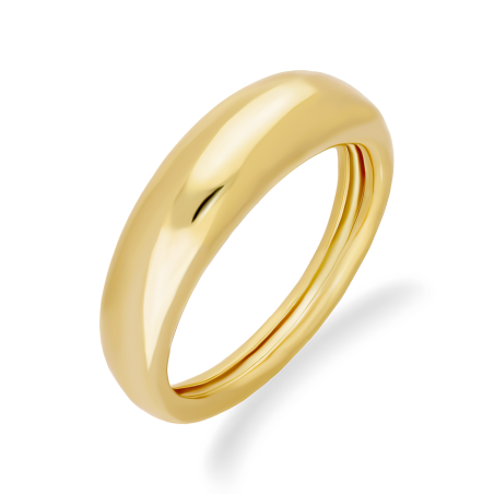 Pierścionek złoty gładka kopułka M3-372 próba 585