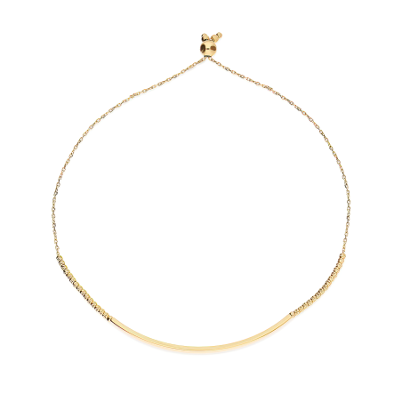 Bransoleta złota płaska rurka/rolo  AR VX6FOR12B0487-DC-5 próba 585