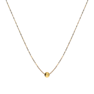 Złoty Naszyjnik Kulka Rolo pr. 375 z Grawerem - JubilerSezam.pl