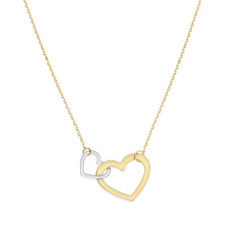 Złoty Naszyjnik Serca Klanówka pr. 375 - JubilerSezam.pl