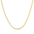 Łańcuszek złoty płaska taśma 3 mm