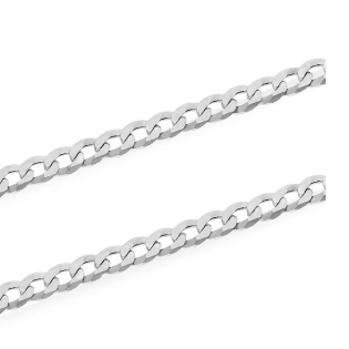 Srebrny Łańcuszek Pancerka - Klasyczny Splot - JubilerSezam.pl