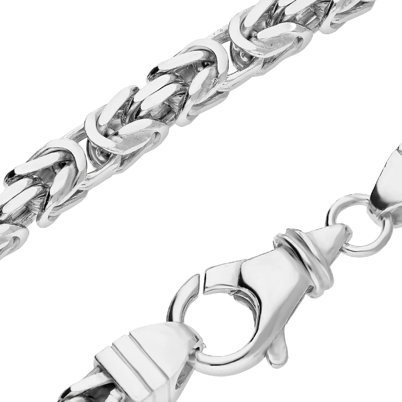 Bransoleta srebrna splot królewski NI 1380-140 4l ROD próba 925
