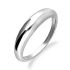 Pierścionek srebrny wąska kopułka HS2040-1 ROD próba 925