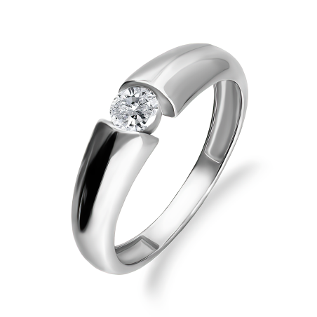 Pierścionek srebrny ETERNO z białą cyrkonią OL ALY746-1 próba 925