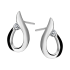 Kolczyki srebrne kropla z cyrkonią/sztyft OL LTS-E001 próba 925
