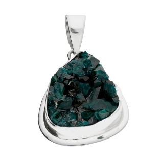 Srebrna Zawieszka z Dioptazem z Kongo pr. 925 - JubilerSezam.pl